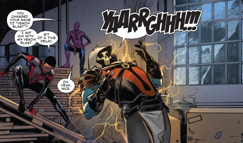 Illustration for article titled Spider-Men II's Final Issue Has No Answers About Miles Morales, Only More Questions